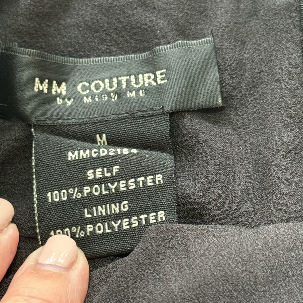 MISS ME (MM) COUTURE High Neckline Mini - Picture 4 of 5